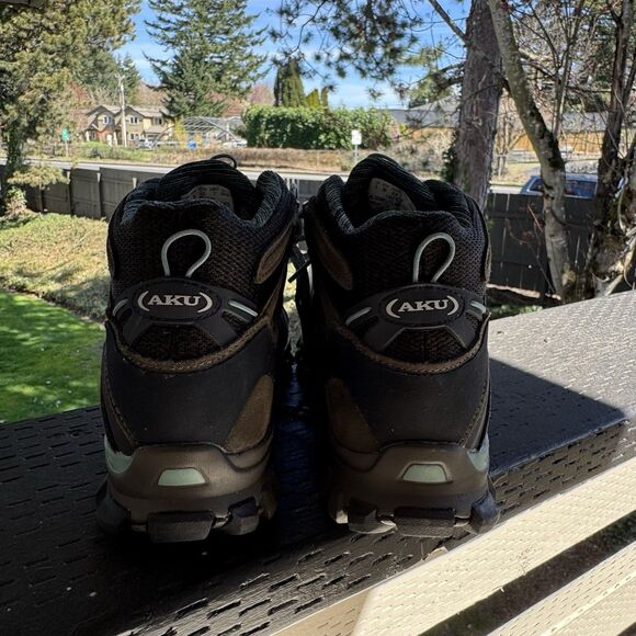 AKU 714 Alterra Lite Mid GTX W3 Men’s 5 Women’s 7 13623e22 Brown Blue Boots New‎ - Picture 5 of 11